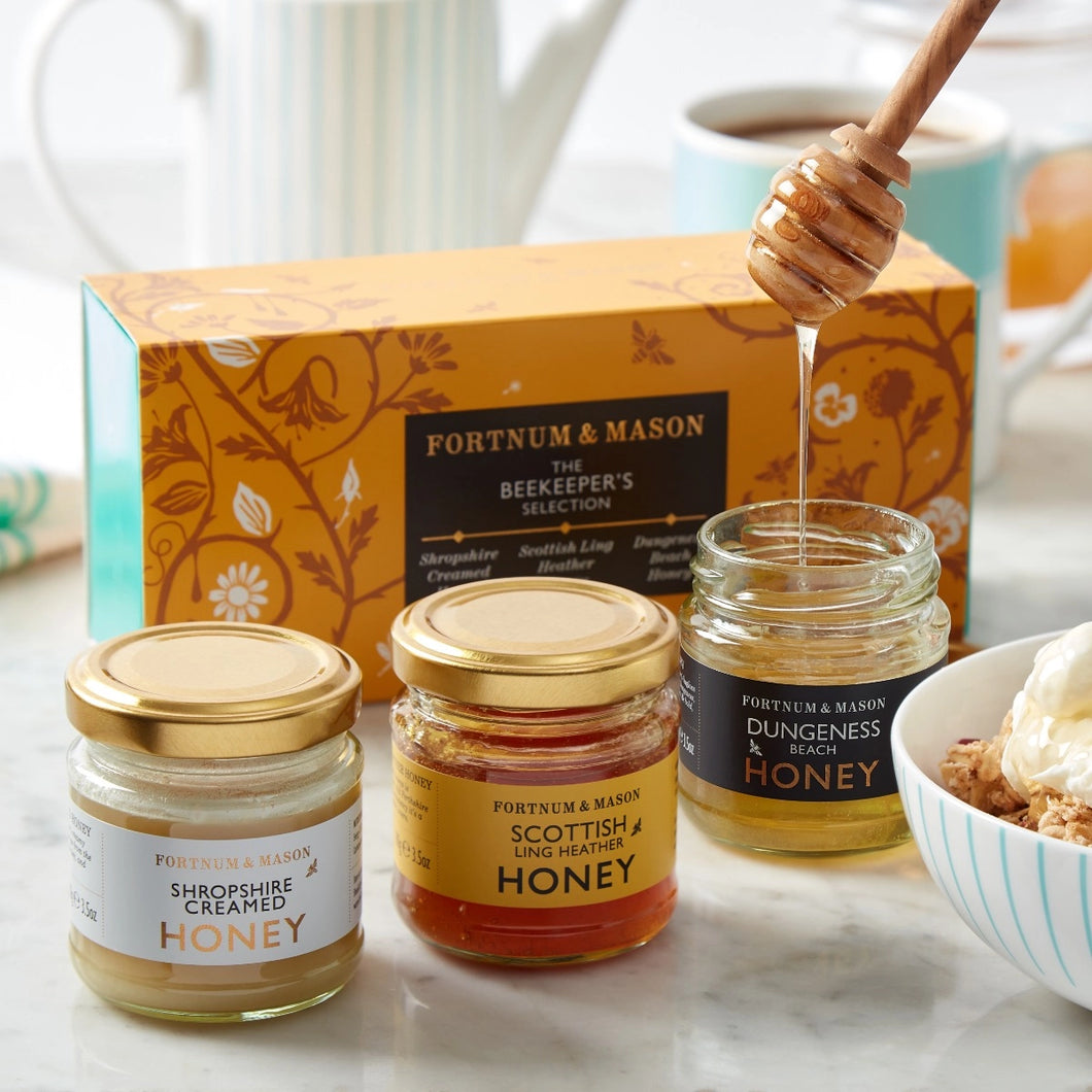 Fortnum & Mason Beekeeper’s Honey Gift Pack (3x100g)