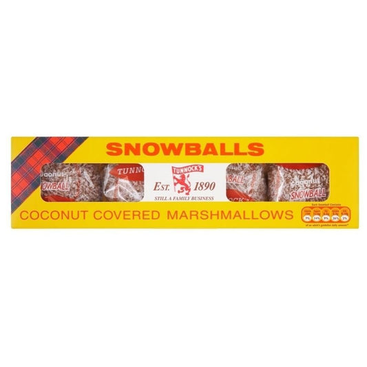 Tunnock's Snowballs (4 per Pack - 120g)