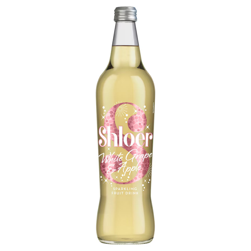 Shloer White Grape & Apple Juice Drink, 750ml