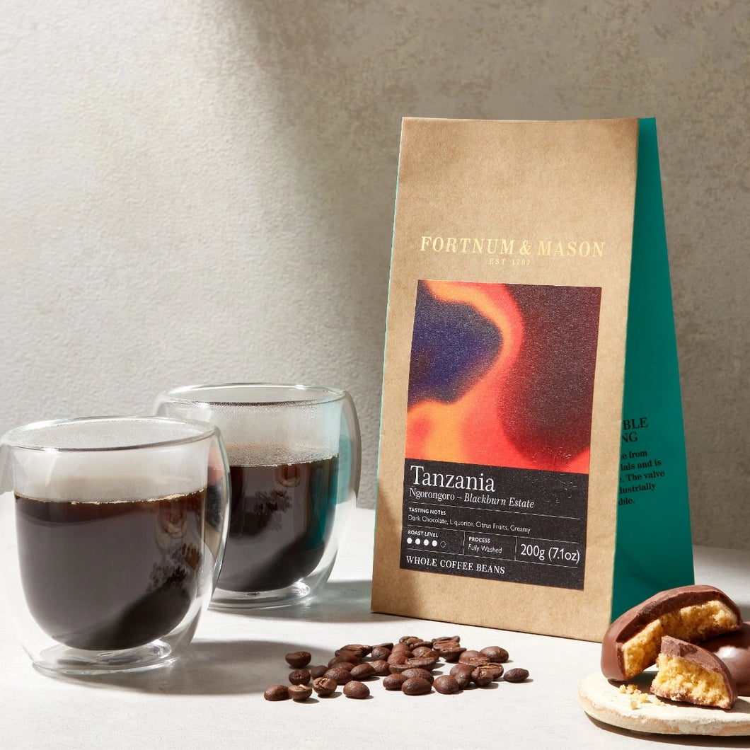 Fortnum & Mason Tanzania Blackburn Estate Coffee Beans, 200g