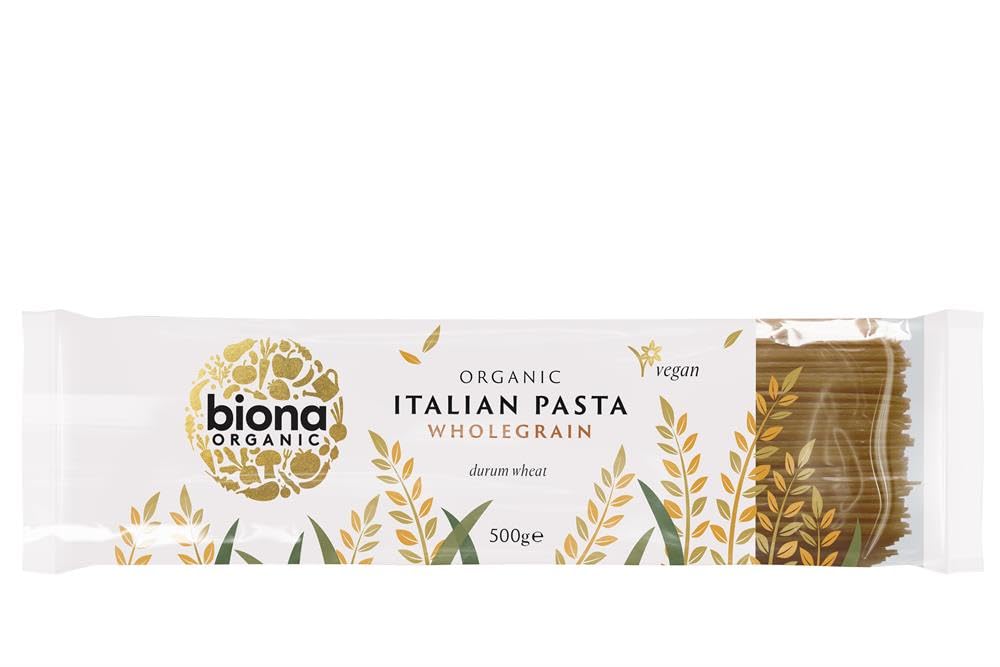 Biona Organic Whole Wheat Spaghetti Pasta 500g