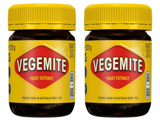 VEGEMITE Yeast Extract Spread, 220g, Pack of 2