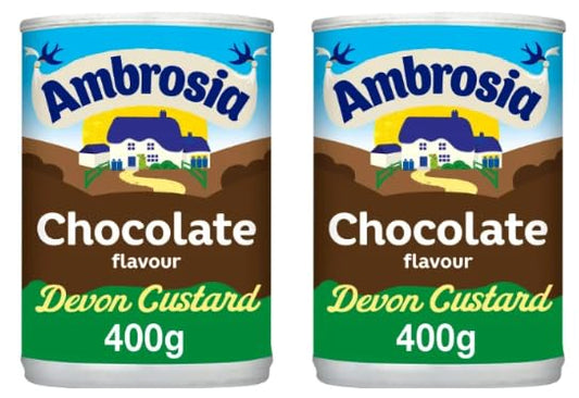 Ambrosia Chocolate Flavour Devon Custard, Pack of 2
