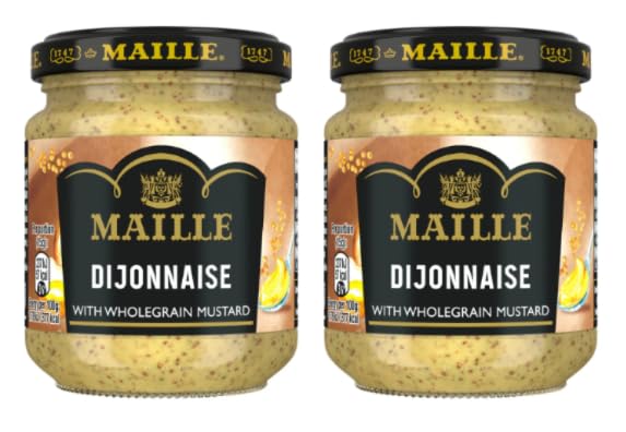 Maille Dijonnaise with Wholegrain Mustard, Pack of 2 Jars