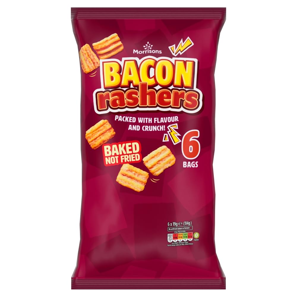 Morrisons Bacon Rashers 6 x 19g