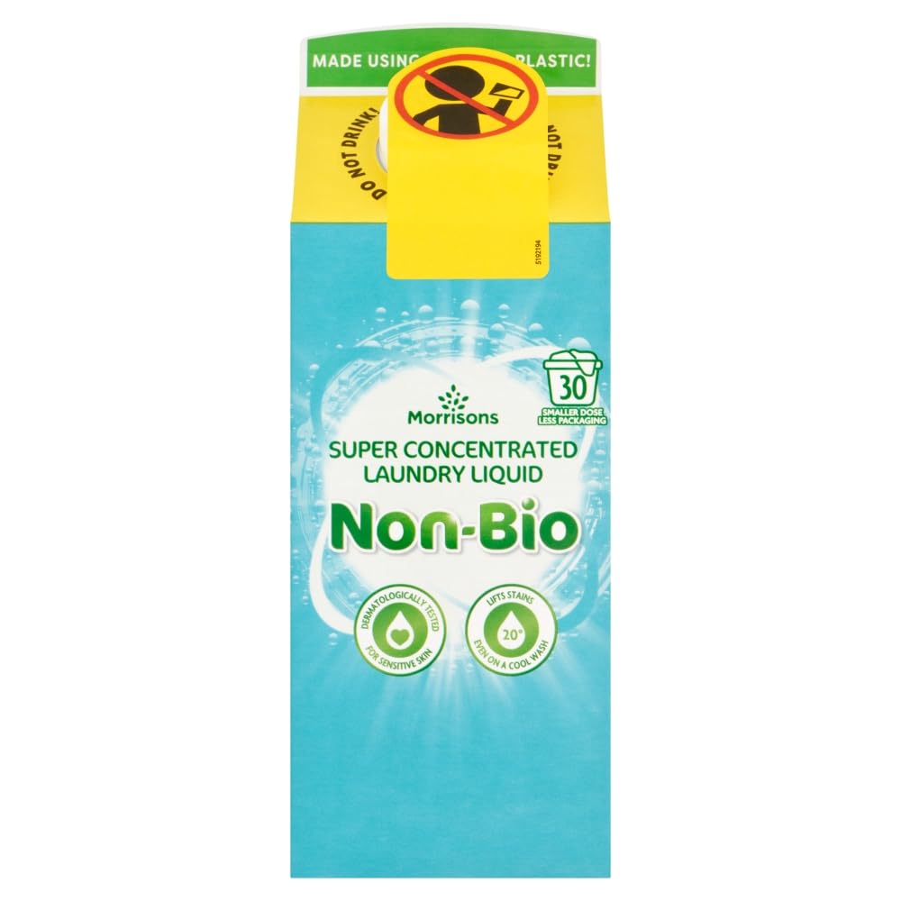Morrisons Non-Bio Super Concentrated Liquid 30 Washes, 750ml