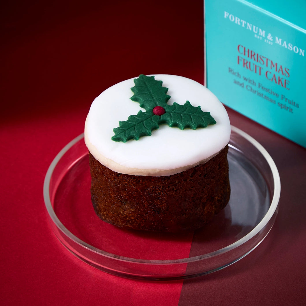 Fortnum & Mason Mini Iced Christmas Cake, 119g