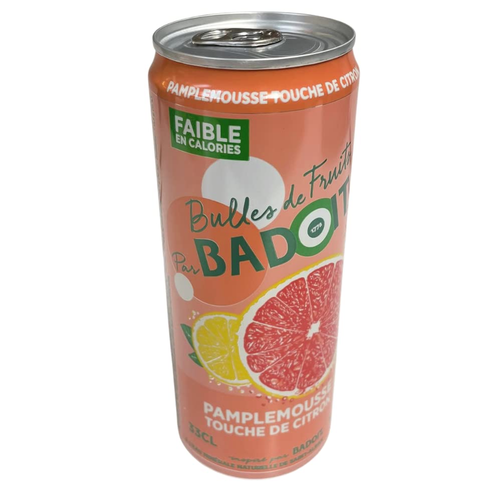 Badoit Grapefruit and Lemon 330ml Can x 6