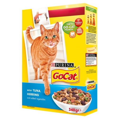 Go-Cat with Tuna, Herring and Added Vegetables 6x340g