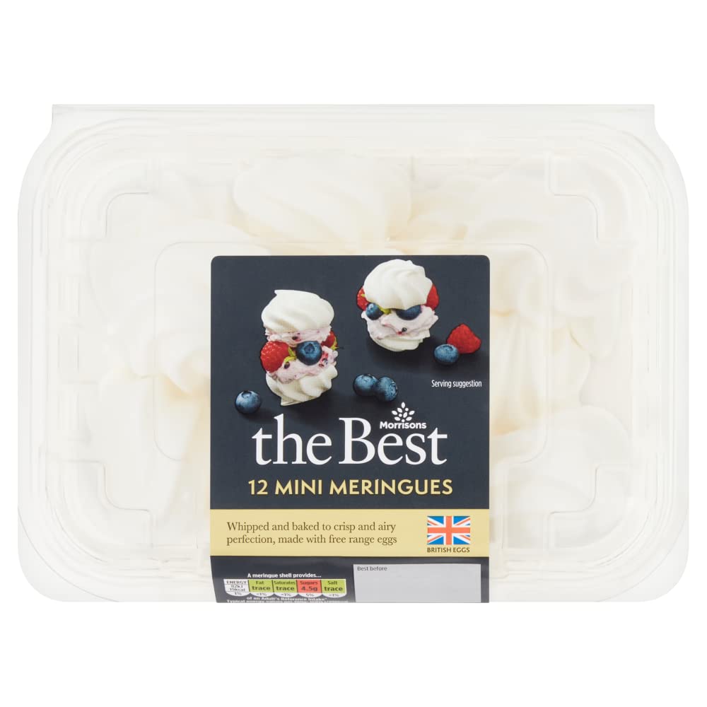 Morrisons The Best Mini Meringue Shells, Pack of 12