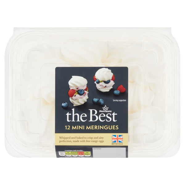 Morrisons The Best Mini Meringue Shells, Pack of 12