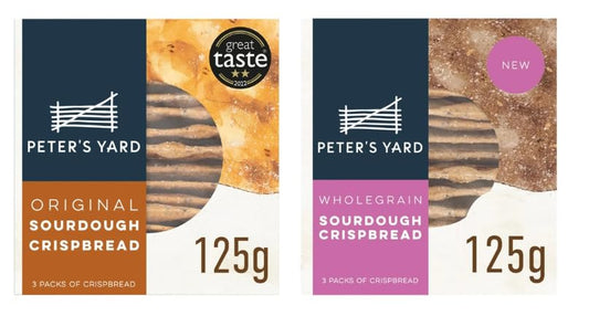 Peter's Yard Crispbread - Original 125g and Wholegrain 125g