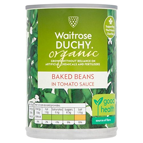 Waitrose Duchy Organic Baked Beans in Tomato Sauce 400g