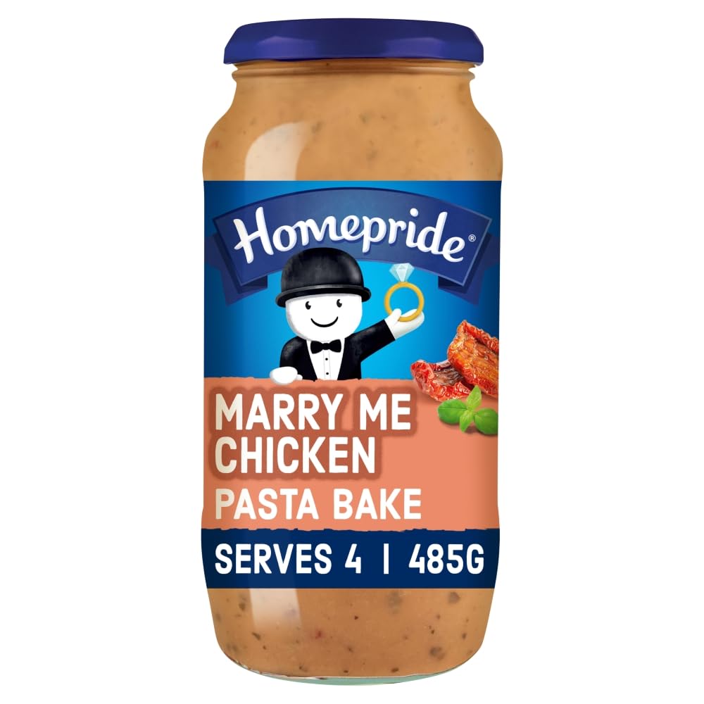 Homepride Marry Me Chicken Pasta Bake Sauce, 485 g (1-Pack)