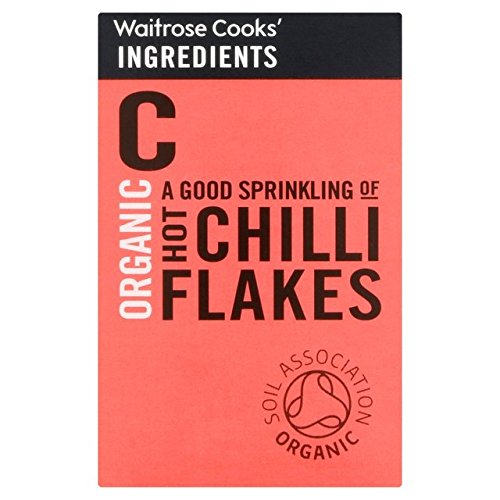 Cooks' Ingredients Organic Hot Chilli Flakes Waitrose 25g