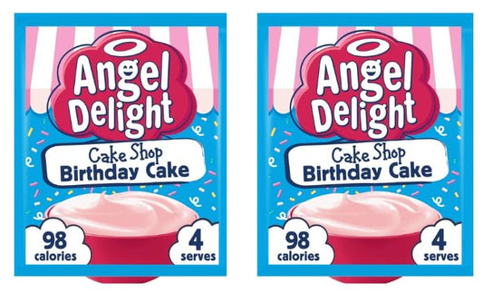 Angel Delight Cake Shop Birthday Cake Flavour Dessert Mix - Pack of 2