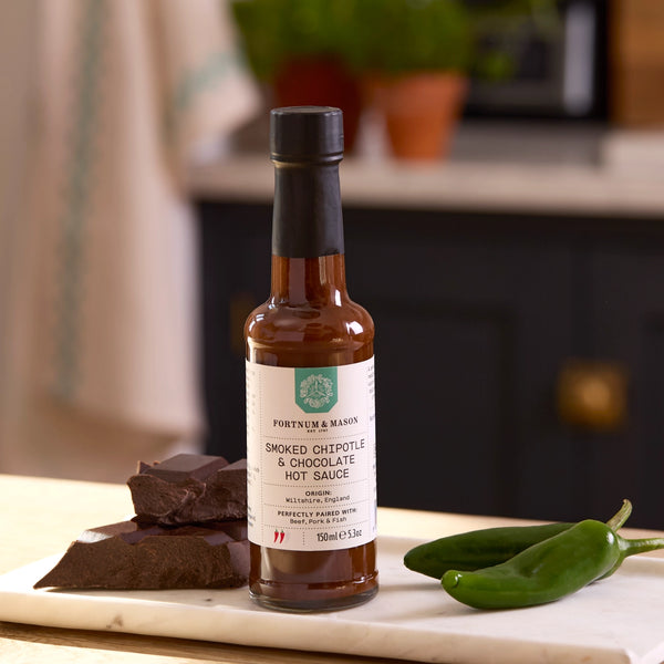 Fortnum & Mason Smoked Chipotle & Chocolate Hot Sauce, 150g
