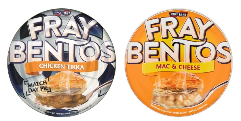 Fray Bentos Pies - Chicken Tikka and Mac & Cheese