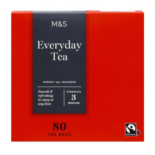 M&S Fairtrade Everyday Tea Bags, 80 Bags