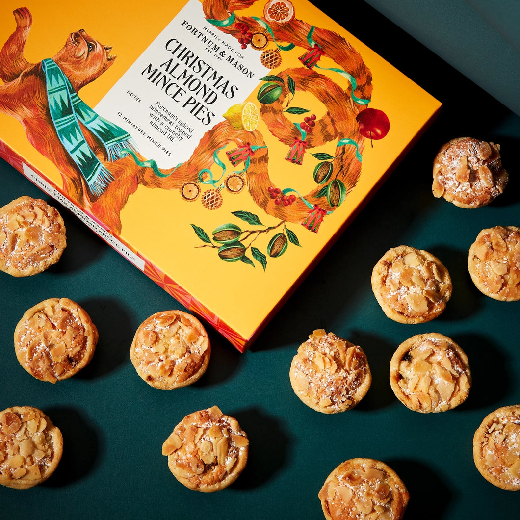 Fortnum & Mason Christmas Petit Fours Almond Mince Pies, 210g
