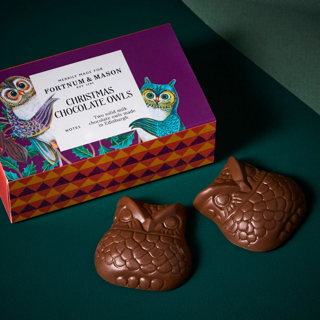 Fortnum & Mason Christmas Chocolate Owls, 42g