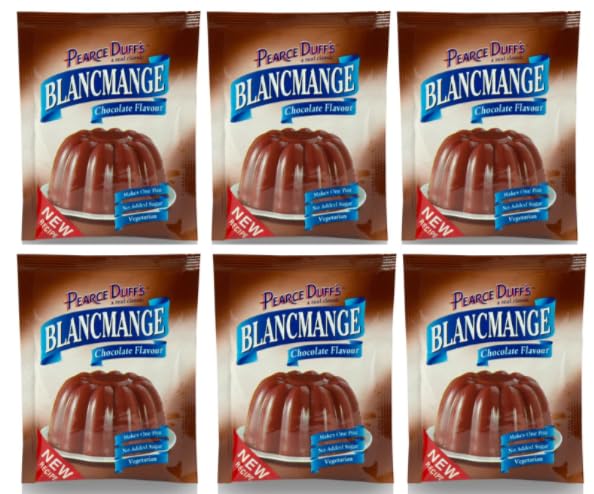 Pearce Duffs Blancmange Chocolate Flavour Dessert Mix (Pack of 6)