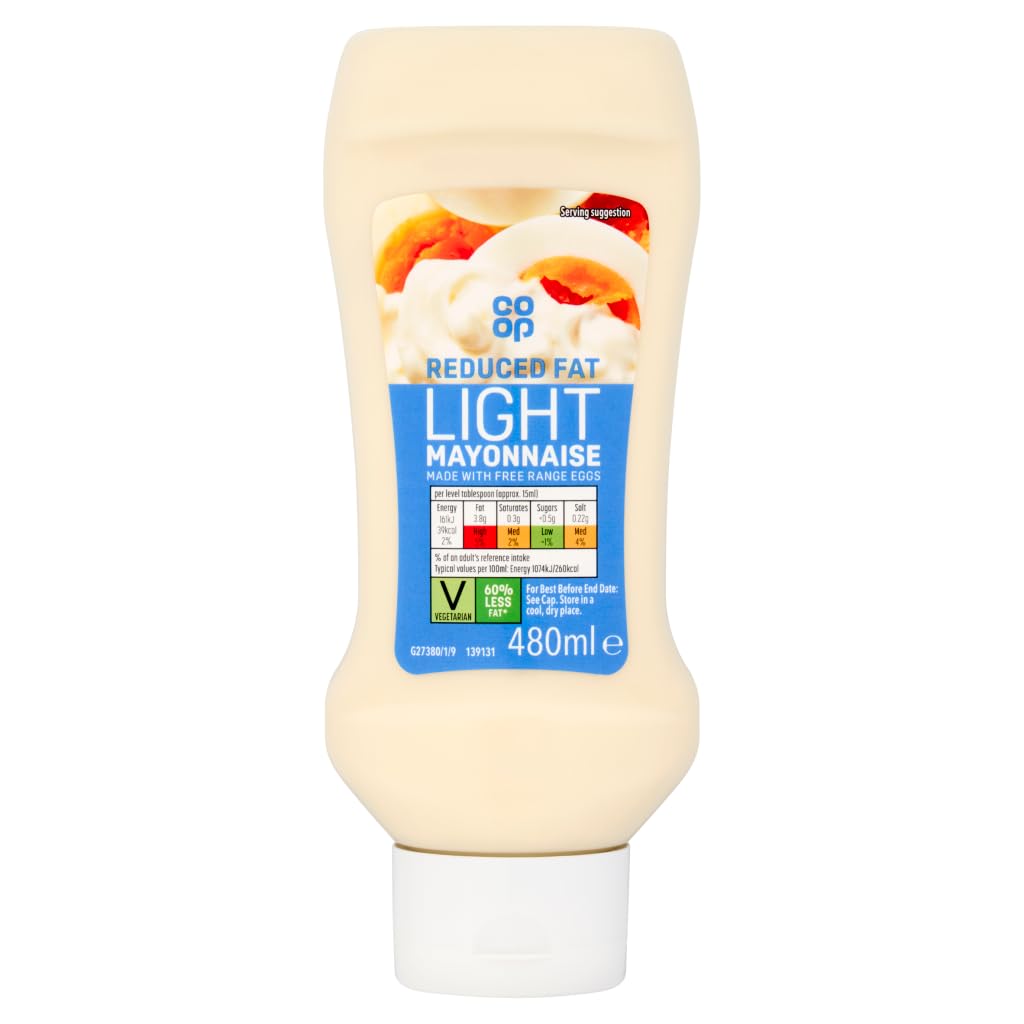Co-op Reduced Fat Light Mayonnaise 480ml