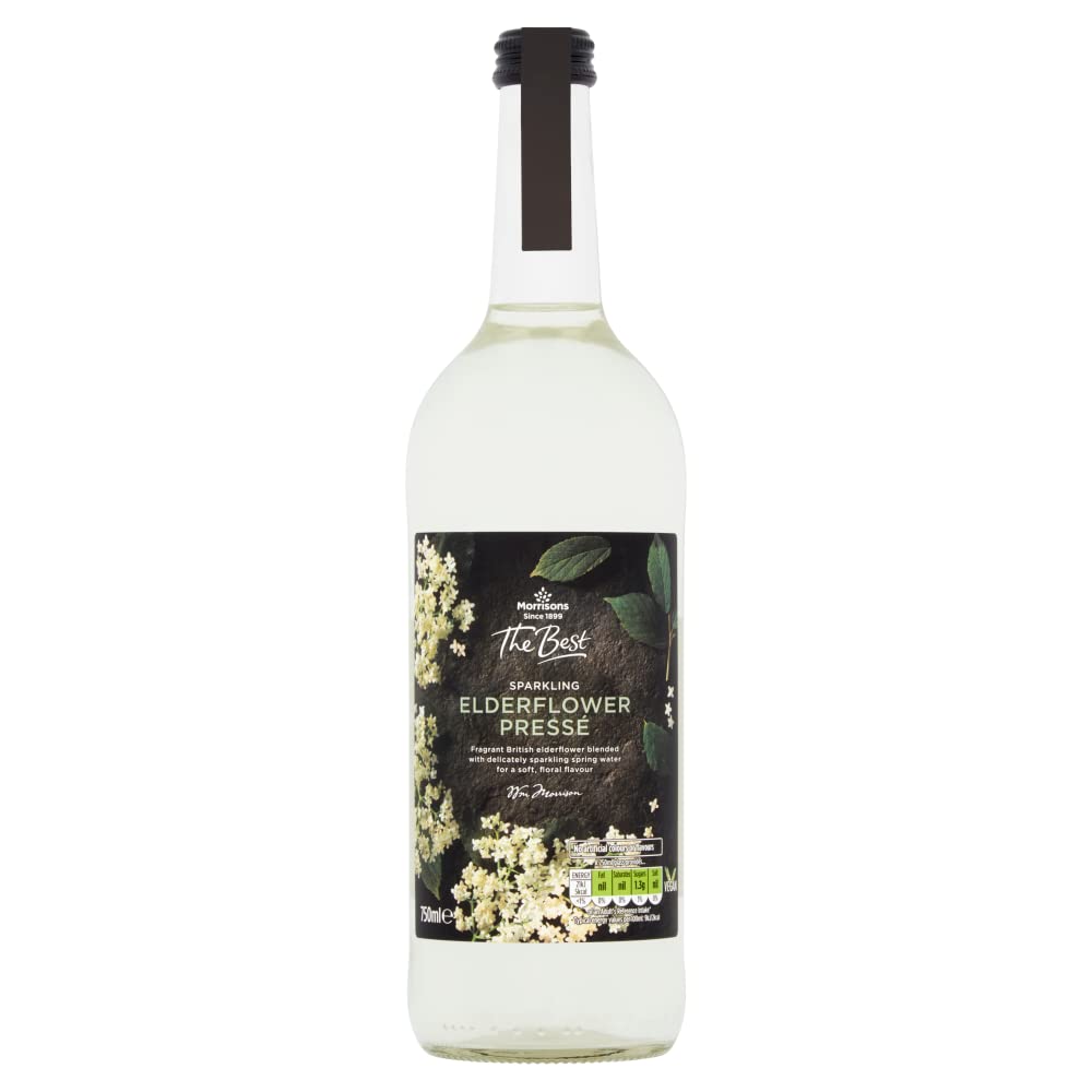 Morrisons The Best Sparkling Elderflower Presse, 750ml