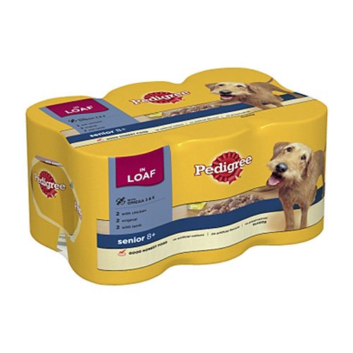Pedigree Can in Loaf Senior 6 x 400g (Bulk deal of 4) 9600g