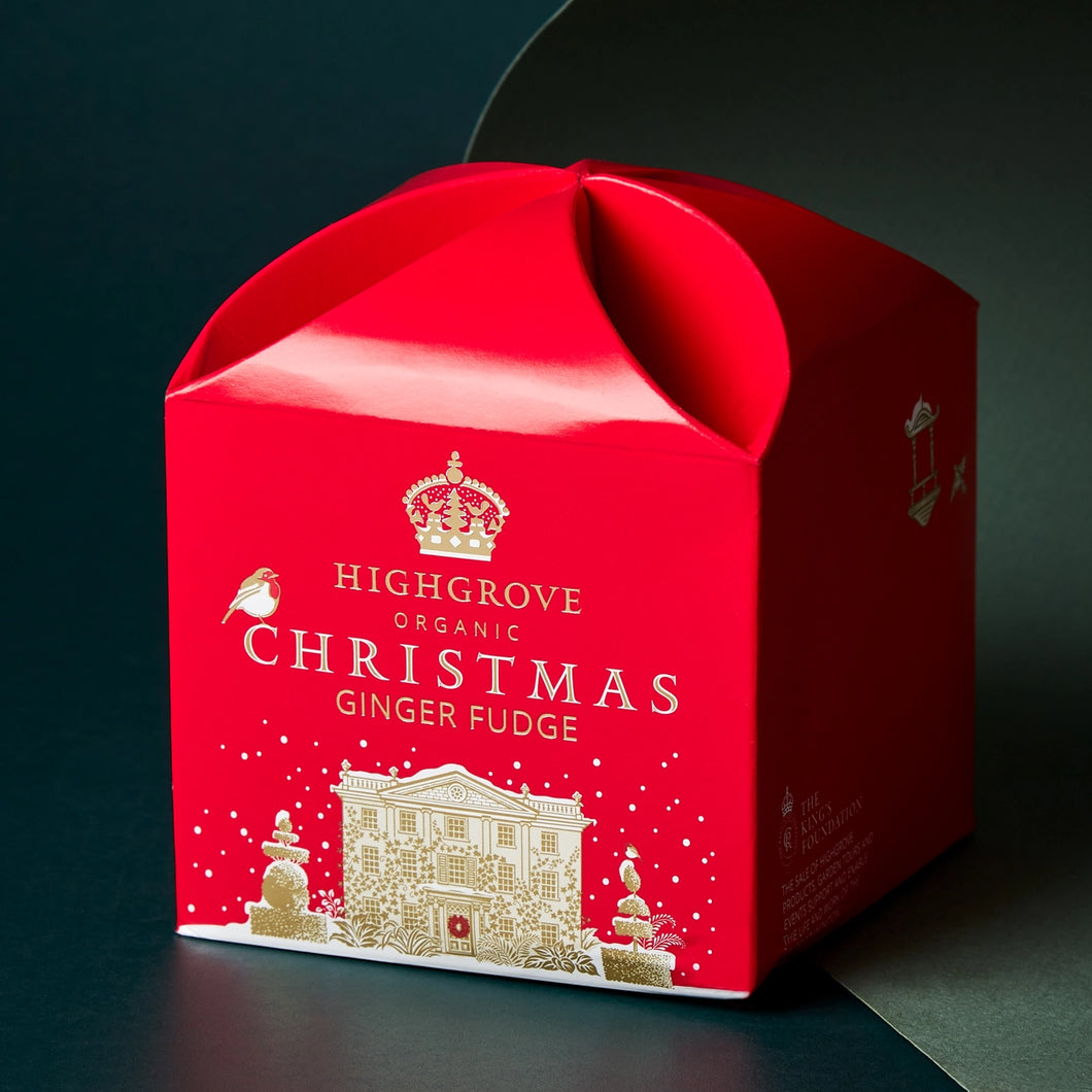 Fortnum & Mason Highgrove Organic Christmas Ginger Fudge, 227g