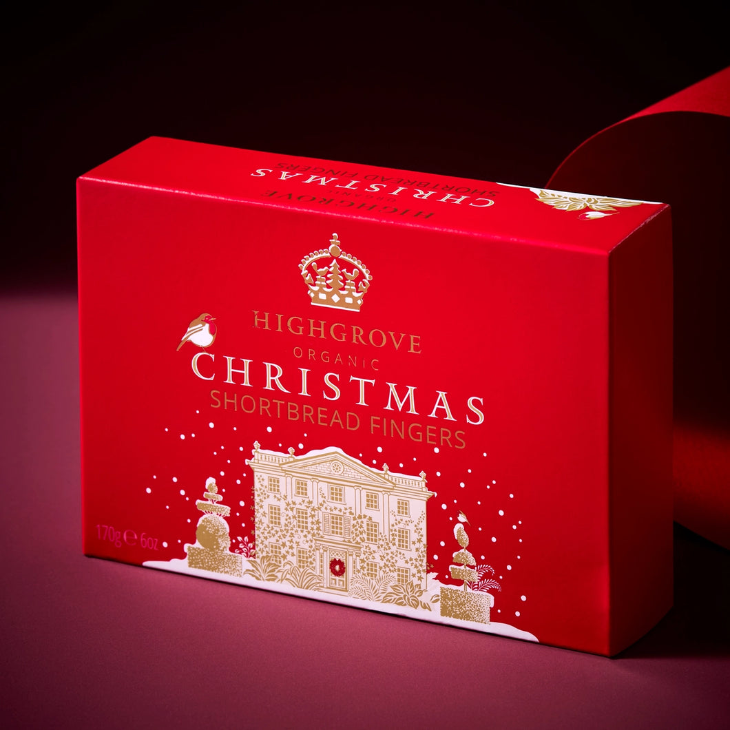 Fortnum & Mason Highgrove Organic Christmas Shortbread Fingers, 170g