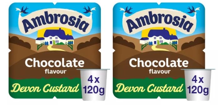 Ambrosia Chocolate Flavour Devon Custard