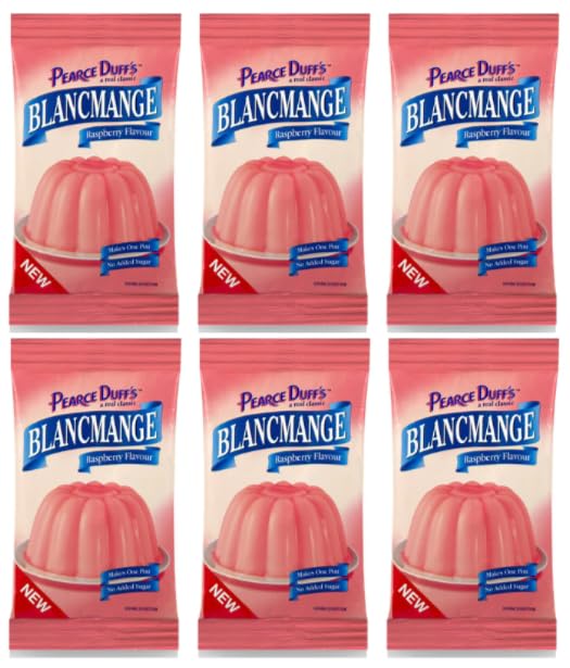 Pearce Duff's Blancmange Raspberry Flavour, Dessert Mix - (Pack of 6)