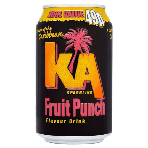 KA Sparkling Fruit Punch Flavour Drink 24x330ml