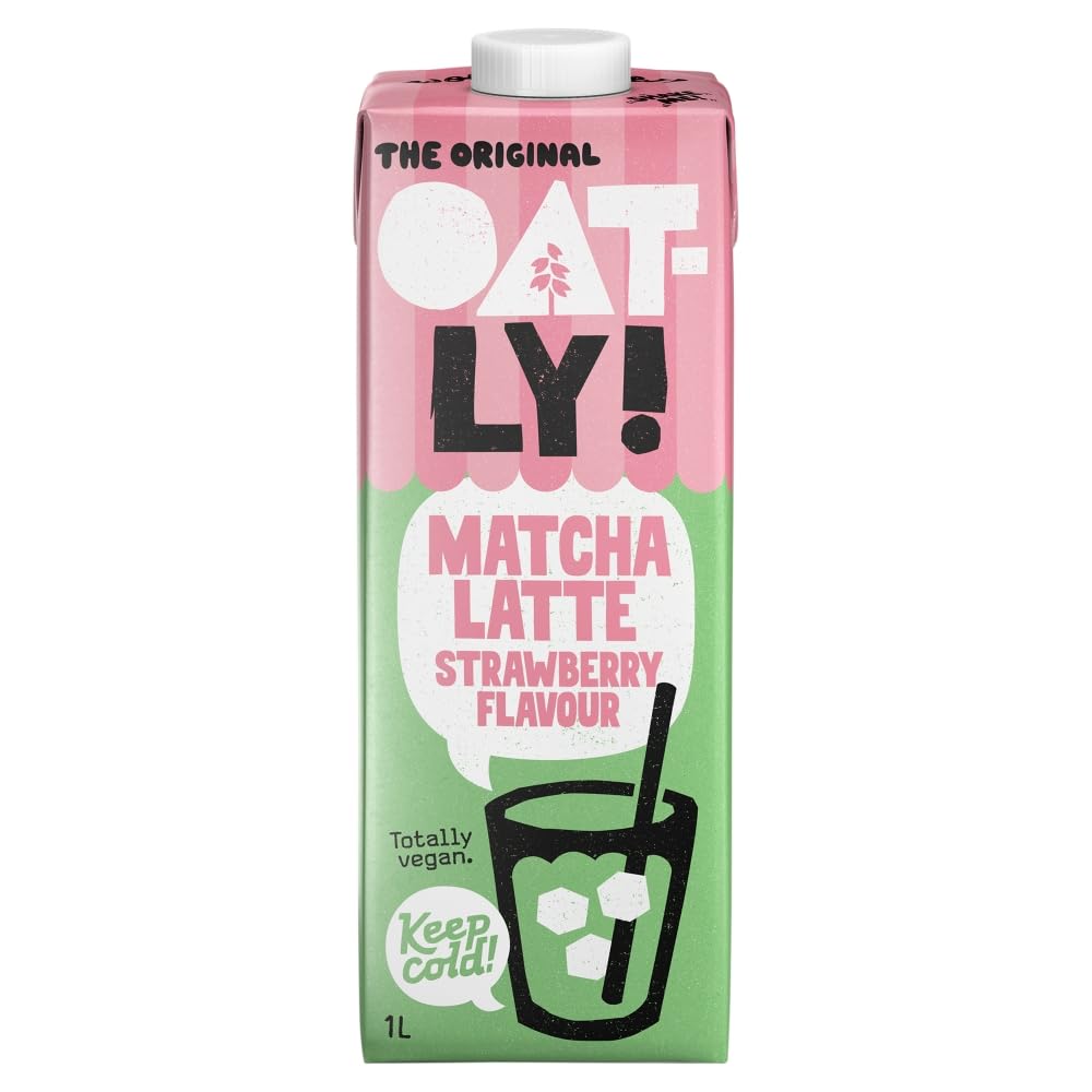 Oatly Oat Drink Matcha Latte Strawberry Flavour 1l