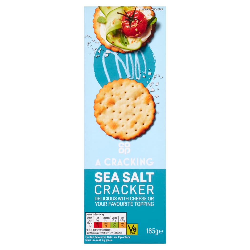 Co-op Sea Salt Crackers 185g
