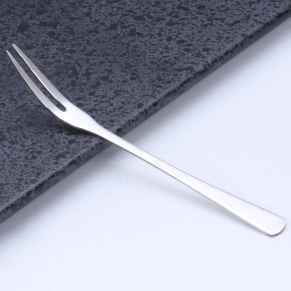 UPKOCH 2pcs Snail Tong Snail Fork Stainless Steel Mini Kitchen Tongs for Cooking and Restaurant Serving