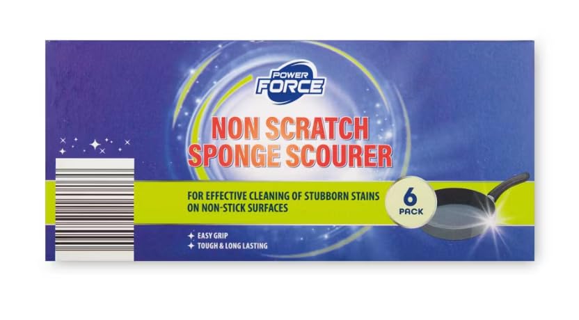 Power Force Non Scratch Sponge Scourer (Pack of 2)