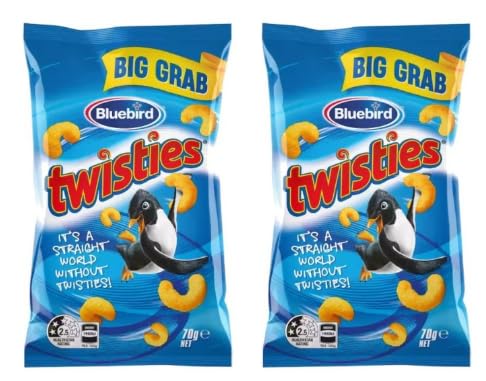 Bluebird twisties Cheese Snacks, Big Grab Pack, 70g