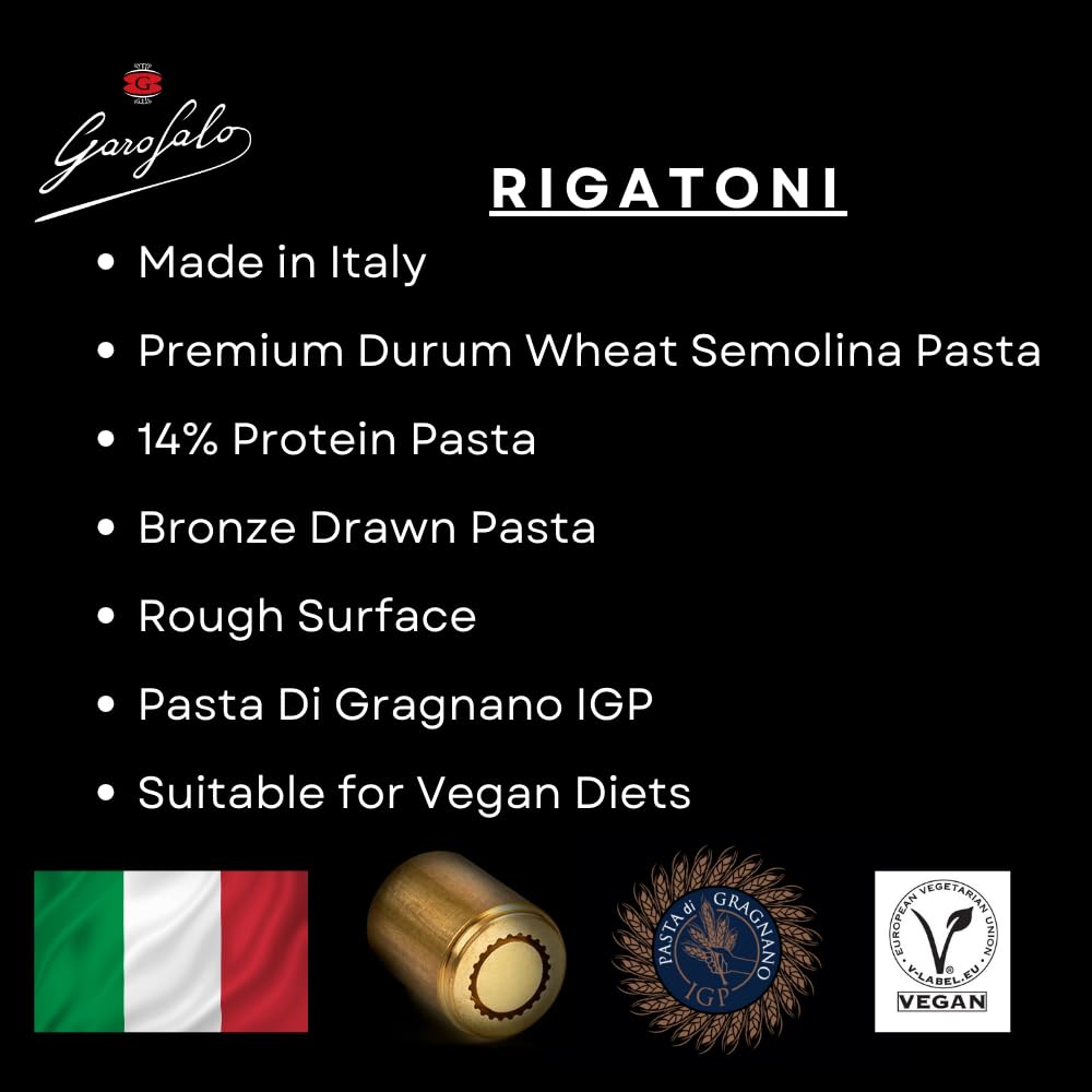 Garofalo Rigatoni Dry Pasta, 500g