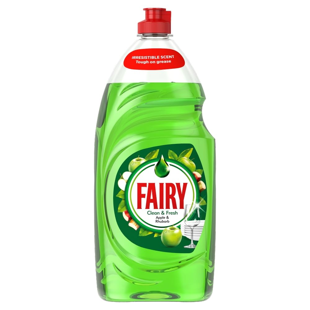 Fairy Clean & Fresh Washing Up Liquid Apple & Rhubarb, 1015ml