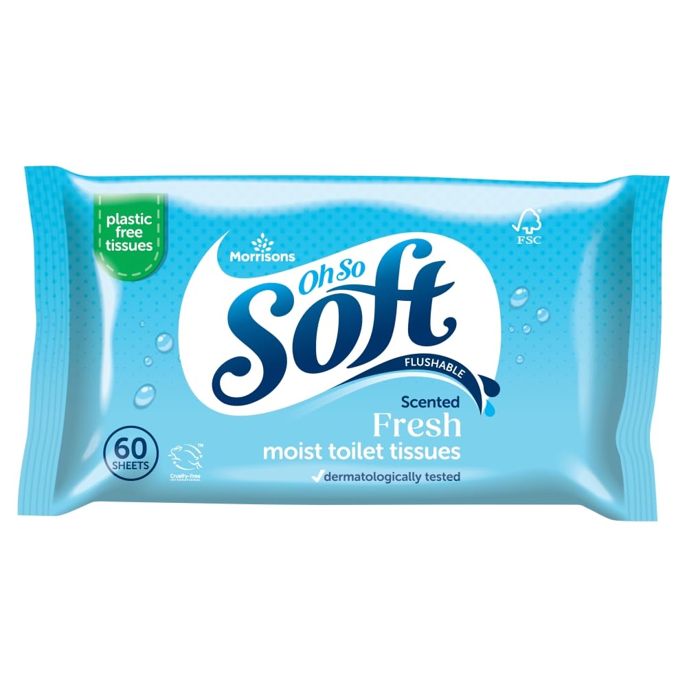 Morrisons Fresh Moist Toilet Tissue 60pk