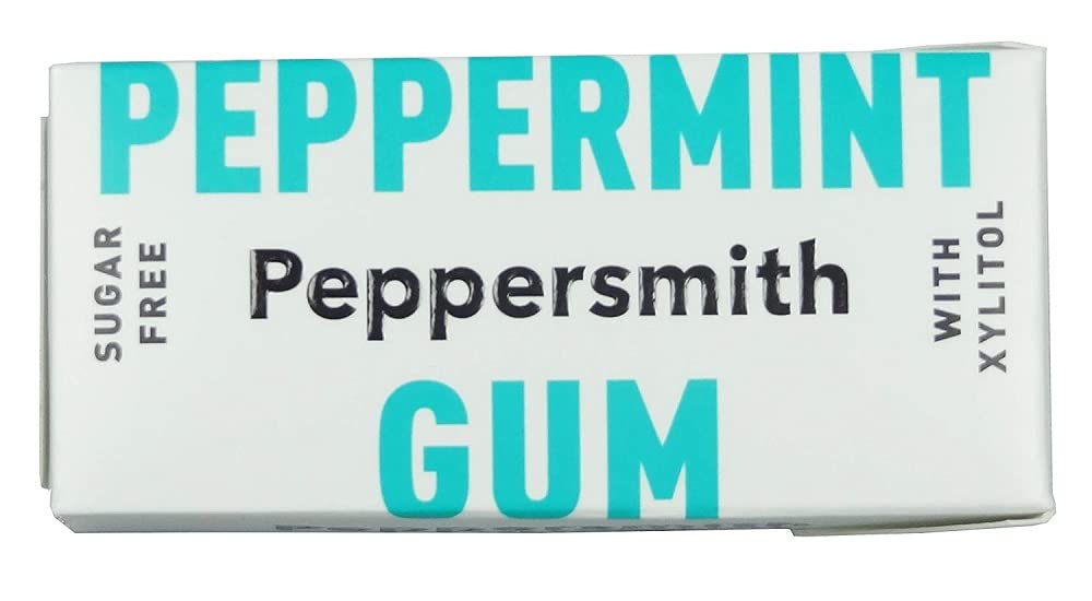 Peppersmith English Peppermint Sugar-Free Gum, 15 g