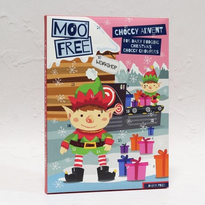 Moo Free Advent Calendar Christmas Gluten Dairy Free Vegan Friendly