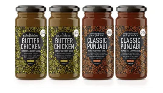Punjaban Box of Curry (2 Butter Chicken, 2 Classic Punjab Curry) 4 x 350g