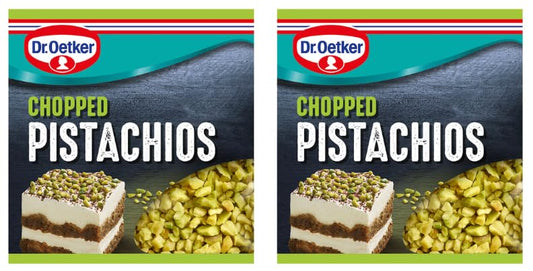 Dr.Oetker Chopped Pistachios, Baking Topping, Ideal for Cakes and Desserts
