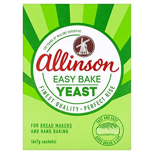 ( 12 Pack ) Allinson Easy Bake Yeast 6 x 7g (42g)