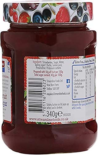 Streamline Strawberry Jam, 6 Jars x 340g