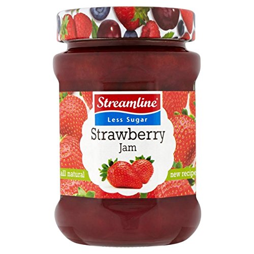 Streamline Reduced Sugar Strawberry Jam 340g