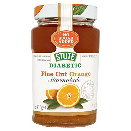 Stute Fine Cut Orange Marmalade - No Sugar Added 430g